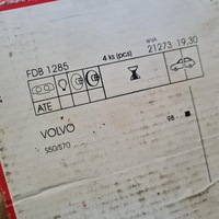 фото thumb №7, Volvo 850 c70 v70 s70 2.0 2.4 гальмівні колодки гальмівні перед комплект ferodo fdb1285