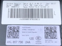 фото thumb №13, Консоль pulpit чёрный black 4kl.857.736 audi e-tron 2020- приборная панель приборная