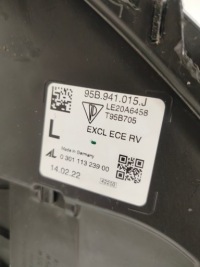 Porsche macan рестайлінг  full led excl ece rv фара правий ліва Зі Шроту, фото thumb