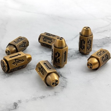 МЕТАЛЛИЧЕСКИЕ КУБИКИ С РАКЕТОЙ D6, ШЕСТИГРАННЫЕ КУБИКИ ДЛЯ РПГ, 3,3 СМ