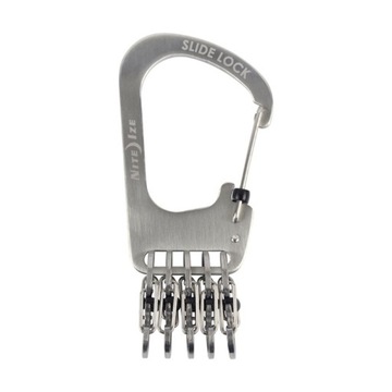 Стальной брелок для ключей Nite Ize SlideLock KCK-11-R3