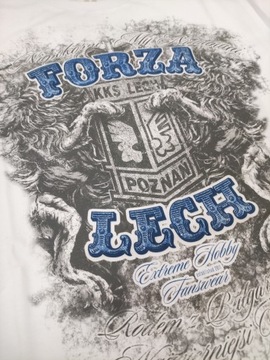 KOSZULKA FORZA biała Lech Poznań