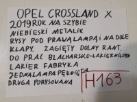 Opel crossland x крышка багажника задняя niebieska 2019 rok h163 царапины в Украине, фото thumb