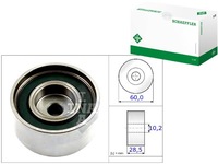 фото thumb №1, Ina 532 0599 10 ролик направляющая / направляющая, ремень распределительного вала