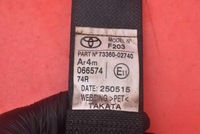 фото thumb №6, Pas безпеки праві зад 73360-02740 toyota auris 2 ii 15-18