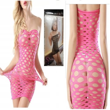 ПЛАТЬЕ BODY BODY TUBE РОЗОВОЕ ЖЕНСКОЕ СЕКСУАЛЬНОЕ БЕЛЬЕ НА ЭЛАСТИКЕ