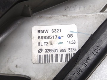 BMW 7 E65 E66 LCI LIFT 05-08 LAMPA LED TYLNA LEWA TYŁ W KLAPE 6938517