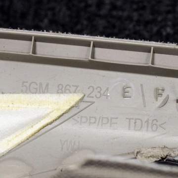 фото thumb №6, Volkswagen golf vii 2014 права сторона захист стійка скла передній / a