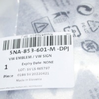фото thumb №5, Эмблема чёрный светлый хром vw tiguan 2 ad1 bw2 оригинальный 5na853601mdpj