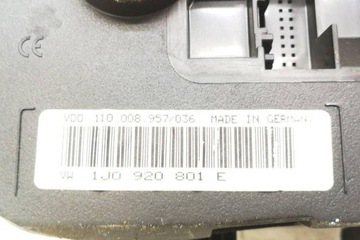 фото thumb №11, Спідометр  vw golf iv варіант 1j5 1j0920801e 1.9l дизель 81kw 1999