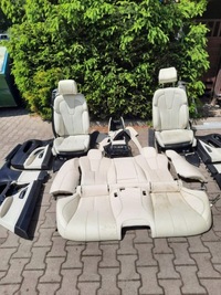 фото thumb №10, Сидіння bmw m6 f06 2017 світлий салон обшивки двері карти підлокітник шкіра