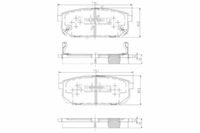 фото thumb №1, Nipparts гальмівні колодки гальмівні kia sorento i 2.5 crdi