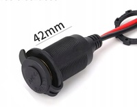 фото thumb №9, Роз'єм прикурювача монтажні з запобіжник 15a 8,4 mm 12v 24v 16awg 3m.