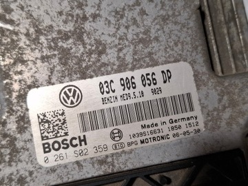 фото thumb №9, Компьютер спидометр набор vw jetta v 5 a5 golf v 5 1.6 fsi blf 03c906056dp