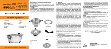 Электрическая духовка Prumel Prodiż PE 3-600 3,5л