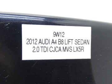 фото thumb №13, Кришка зад задня багажника audi a4 b8 рестайлінг 11-15r sedan lx5r