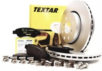 фото thumb №1, Textar тормозные диски+ тормозные колодки перед peugeot 107 108 247mm