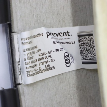 фото thumb №12, Audi a3 8v спинка сидіння sport праві перед