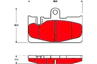 фото thumb №1, Trw гальмівні колодки гальмівні lexus ls 430 ucf30