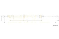 Трос тормоза ручного renault cofle Цена, фото thumb