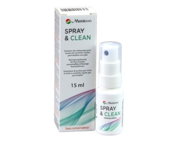Płyn do twardych soczewek kontaktowych Menicon SRAY&CLEAN 15ml