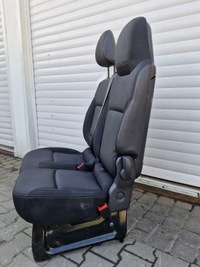 фото thumb №8, Renault trafic iii 3 talento ii 2 сидіння пасажира праві перед лавка подвійне сидіння