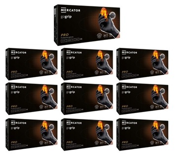 GOGRIP БЕЗ ПОРОШКОВЫЕ НИТРИЛОВЫЕ ПЕРЧАТКИ 50 ШТ M x10
