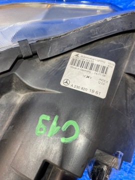 фото thumb №15, Mercedes sl w230 a230 230 amg лампа ліва рестайлінг a2308201961