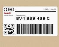 фото thumb №1, Направляющая стёкла левая audi a3 rs3