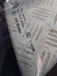 Скло кузовна ліва задній citroen c4 2 13 хром Оригінал, фото thumb