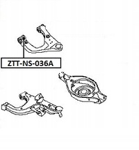 фото thumb №2, Втулка важеля nissan pathfinder r51m 05- передня