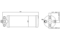 фото thumb №1, Nissens осушувач кондиціонера daf 65 75 85 cf 65 c