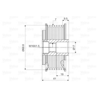 Valeo шків генератора hyundai в Україні, фото thumb