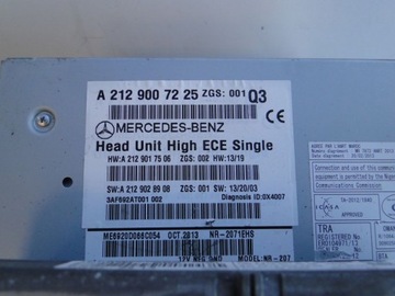 фото thumb №6, Mercedes w212 радіо дисплей cd a2129007225