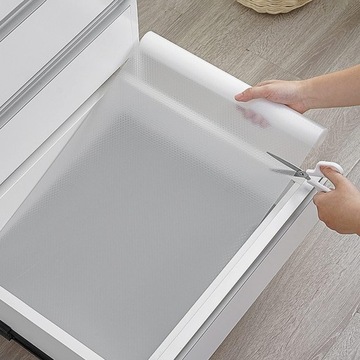 ЗАЩИТНЫЙ КОВрик ДЛЯ ЯЩИКОВ ШКАФА, ПРОТИВОСКОЛЬЗЯЩИЙ, 300х50см, ПРОЗРАЧНЫЙ