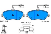 фото thumb №2, Тормозные колодки тормозные peugeot перед 407 607 2,0-3,0 04-