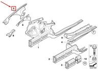 фото thumb №8, Bmw 3 e92 left whl house опорный амортизатор капота 41217168979 7168979