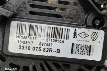 фото thumb №9, Генератор dacia sandero ii 231007582r 0.9l бензин 2018
