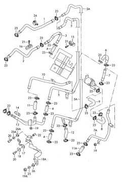 фото thumb №9, Шланг труба воды audi q7 4l vw touareg 7l6819925f