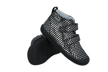 Bartek trzewiki barefoot 11025 skórzane buty na rzep za kostkę lekkie r. 24