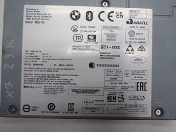 фото thumb №10, Навігація навігація радіо дисплей панель 5a7d556 5a42087 bmw x3 g01 23r