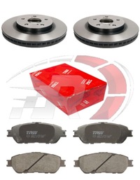 фото thumb №1, Toyota sienna 2004-2010 тормозные диски + тормозные колодки тормозные перед
