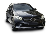 фото thumb №4, Mercedes glc x253 2015-2019 решётка радиатора diamond чёрный
