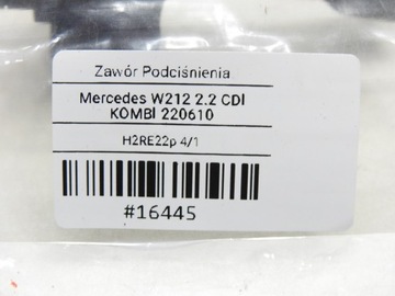 фото thumb №9, Клапан вакуум mercedes w212 2.2 cdi