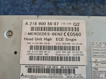 фото thumb №6, Mercedes w 212 a2189005607 радио навигация