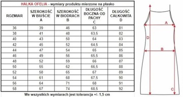 Классическая Халка Офелия с тонкими ремнями 56 черные