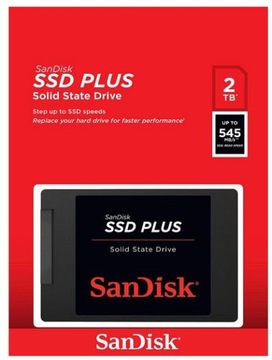 Твердотельный накопитель SanDisk 2 ТБ 2,5 дюйма SATA Plus SSD