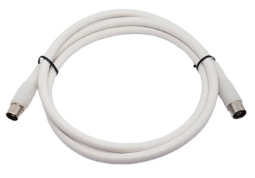 Kabel przewód antenowy TV-VIDEO 1M 1,02Cu 4K HD