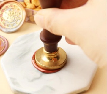 Stempel pieczęć wosk AMOREK zaproszenia ślub
