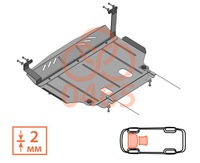 фото thumb №6, Сталевий захист pod двигун ford courier